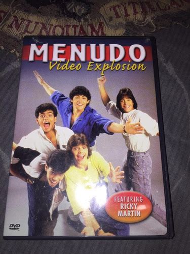 Dvd Menudo Video Explosion 1986 Ricky Martin Japón Mercadolibre