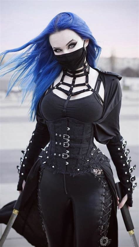 Pin By Spiro Sousanis On Blue Astrid Gothic Outfits Goth Outfits Hot Goth Girls