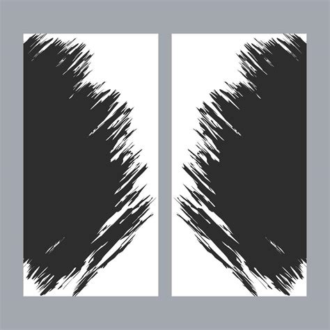Abstract Black And White Banner Template 23089526 Vector Art At Vecteezy