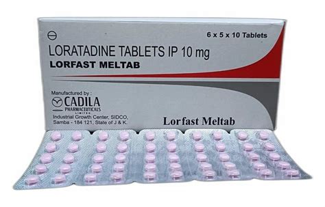 10mg Loratadine Tablet Ip At Rs 2100box Loratin Tablet In Meerut