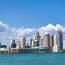Panoramic View Of Detroit Skyline From Windsor Ontario