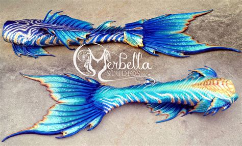 Beautiful In Blue Mermaid Tail By Merbellas On Deviantart