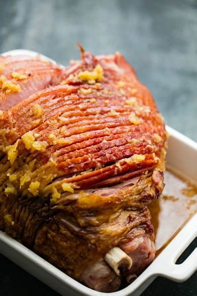 Pineapple Glazed Ham Easy Holiday Ham Recipe