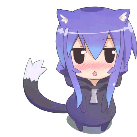 Acchi Kocchi Chibi Girl Neko Girl Cat Girl Belle Cosplay Kawaii Chibi Anime Kawaii Anime