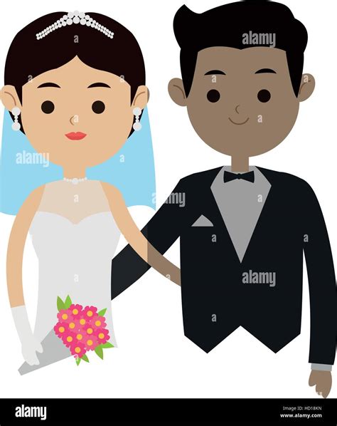 Isolated Bride And Groom Design Stock Vector Image And Art Alamy