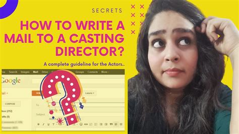 How To Write A Mail To A Casting Director I Know The Tricks I Casting