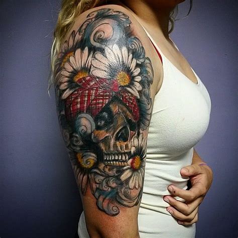 Top 81 Skull Sleeve Tattoos Designs Super Hot Esthdonghoadian