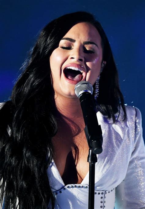 At an already emotional grammy awards where attendees are mourning the death of los angeles legends kobe bryant and nipsey hussle, demi lovato did what she promised long ago and returned to music at her industry's biggest awards show. Demi Lovato - Performs at GRAMMY Awards 2020 (more photos ...