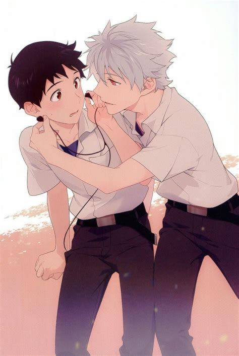 Neon Genesis Evangelion Kaworu X Shinji Kaworu Nagisa Shinji Ikari