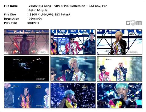 빅뱅 (big bang) bad boy (official acapella). 120402 Big Bang - SBS K-POP Collection - Bad Boy ...
