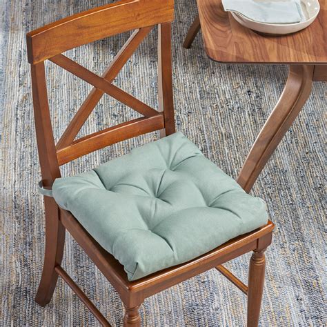 Noble House Johan Indoor Fabric Classic Tufted Chair Cushion Teal