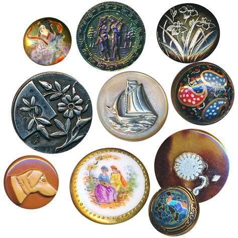 Buttons Assorted Small Antique And Collectible Buttons From Rclarner On