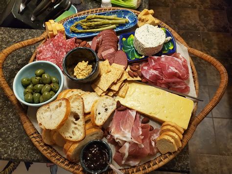 Our New Years Charcuterie Board Was Delish There Was Some Aged Cheddar