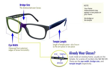 Frame Size Guide Sunglasses