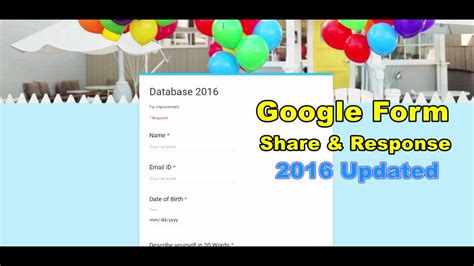 Access them wherever you go, from any device with views. Google Form : How to create a Google Forms (Online Survey ...
