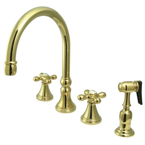 Single hand faucets are more efficient as the water is of a moderate temperature. Kingston Brass Governor 2-Handle Standard Kitchen Faucet ...