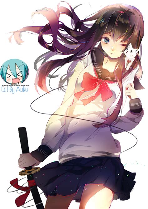 Render 24 Render Anime Girl Cut By Aoko By Aveiii On Deviantart