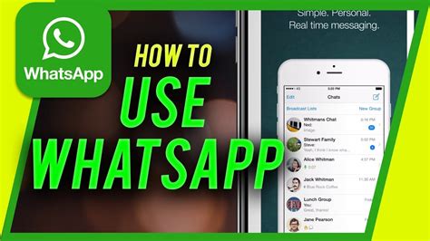 How To Use Whatsapp For Beginners Youtube