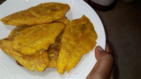 Fry Green Plantain Jamaican Style Jamaican Breakfast How To Fry