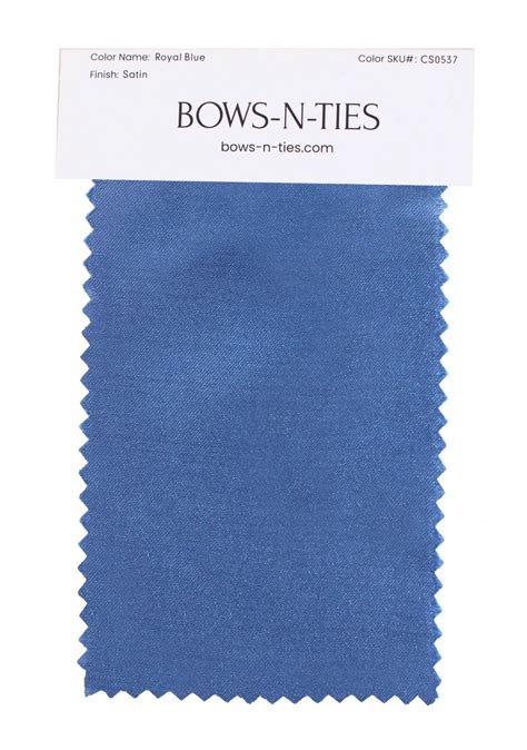 Royal Blue Satin Fabric Swatch Royal Blue Fabric Swatch For Mens