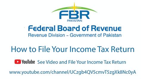 Income Tax Return How To File Income Tax Return Fbr 2022 Youtube