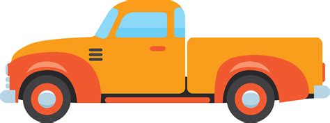 Vintage Pickup Old Truck Clipart SVG EPS DXF PNG JPEG Pickup Truck By