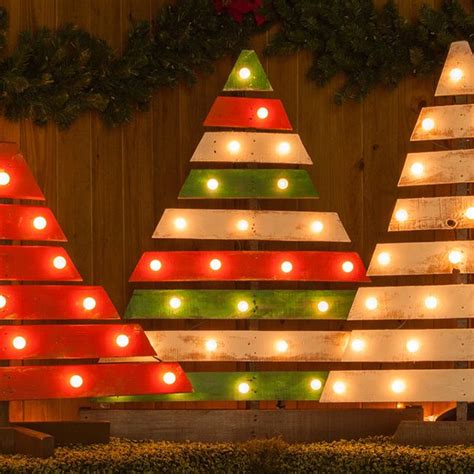 Diy Christmas Trees With Marquee Lights Christmas Lights Etc