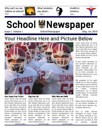 High School Newspaper Article And Story Ideas School Newspaper High