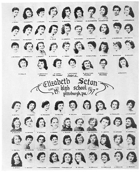 Elizabeth Seton High School Graduating Classes 1945 1966