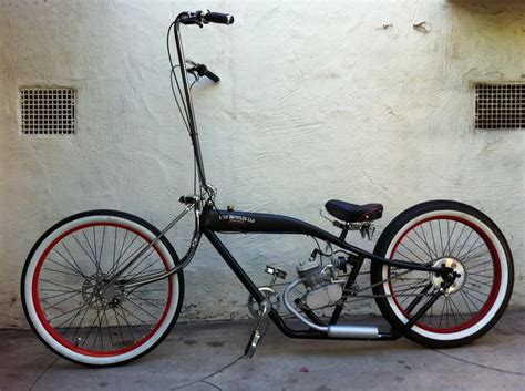 Custom Lowrider Bike With Awesome White Walls Cruiser Bicycle