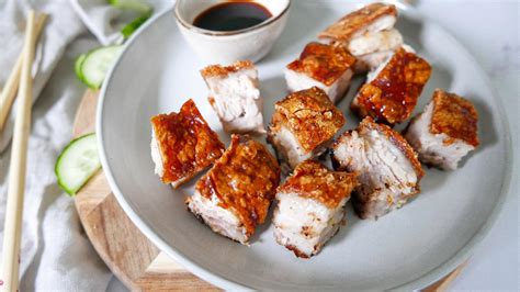 Super Easy Chinese Crispy Pork Belly Cook Simply