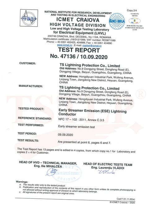 Excited News Tstlp Smt Ese60 Test Report At Icmet Romania Europe