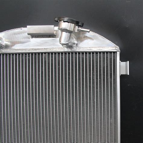 Row Core Aluminum Radiator For Ford Chopped Chevy Engine At Mt Mm Ebay
