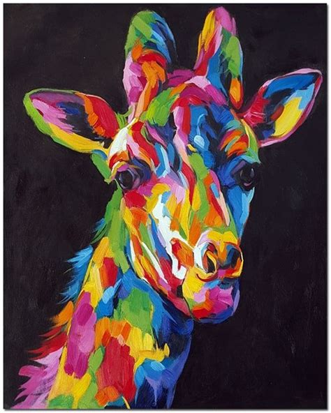 Find acrylic paintings, triptychs and colourful wall decoration will help you get desired sitting room look in a fast way. 40 Best Colorful Paintings Of Animals - Bored Art