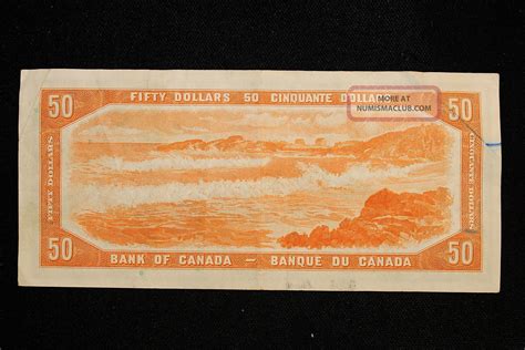1954 Canada 50 Dollars Series Ah Beattie Coyne