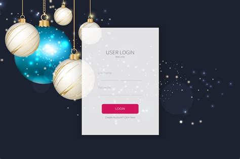 Premium Vector Landing Page Sign Up Or Login Form Template