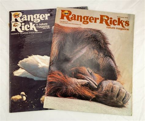 Ranger Rick National Wildlife Federation Nature Magazines Vintage 1972