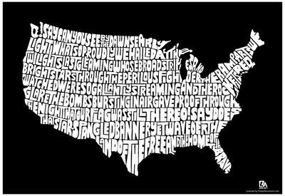 Get a constantly updating feed of breaking news, fun stories, pics, memes, and videos just for you. 'Star Spangled Banner Lyrics Poster' Photo | AllPosters.com
