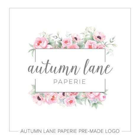 Pin On Premade Logos Autumn Lane Paperie Designs