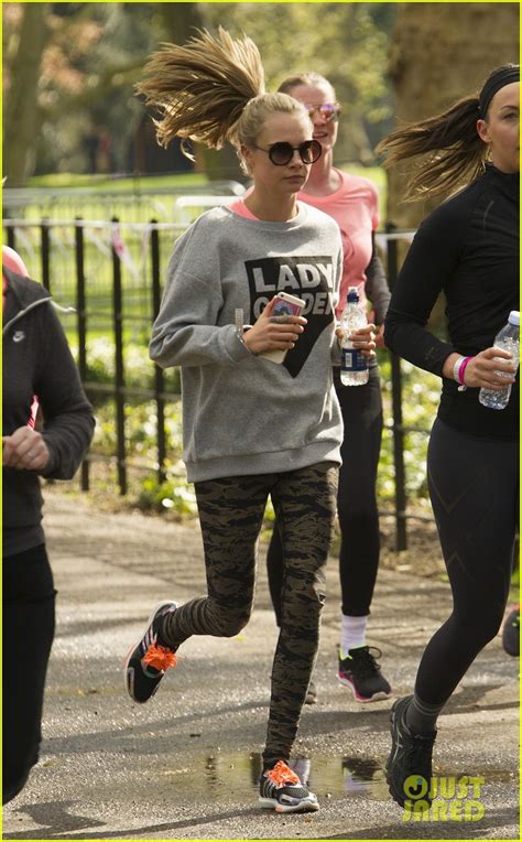 Cara Delevingne Joins Lady Garden Fun Run In Support Of Gynaecological