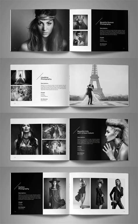 Photography Portfolio Brochure Template Photography Portfolio