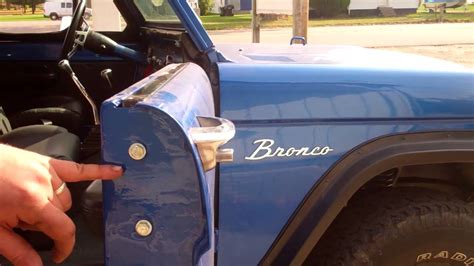 Early Ford Bronco Removeable Soft Upper Doors Youtube