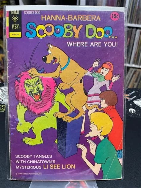 Scooby Doo Where Are You 16 February 1973 Gold Key Comic Book Li See