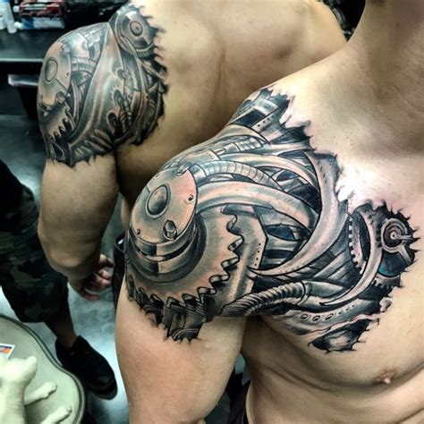 75 Best Biomechanical Tattoo Designs And Meanings Top Of 2019
