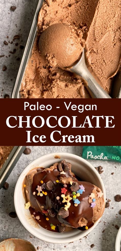 Dairy Free Chocolate Ice Cream Paleo Vegan Bake It Paleo