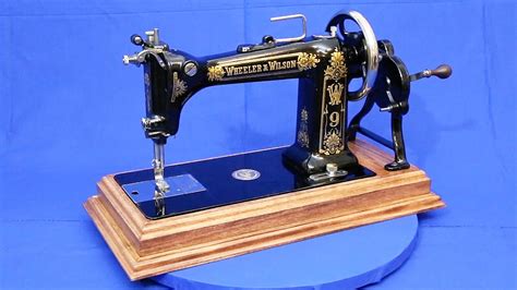 Antique Wheeler And Wilson 9 Sewing Machine Youtube