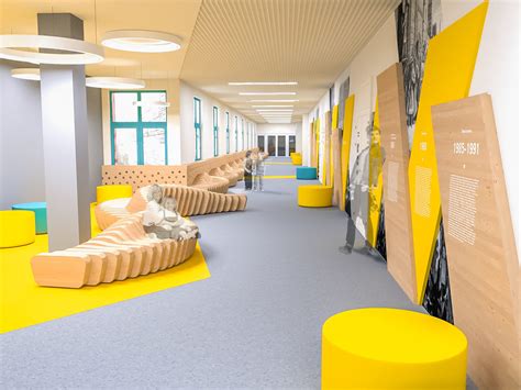 Оформление коридоров в школе №2030