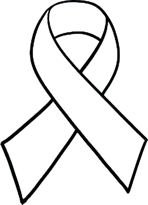 Free printable awareness ribbon coloring page, great to teach kids about prevention, solidarity and awareness. Breast Cancer Ribbon Drawing | Free download on ClipArtMag
