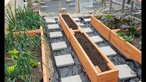 Diy Raised Grow Bed Construction My First Attempt Youtube