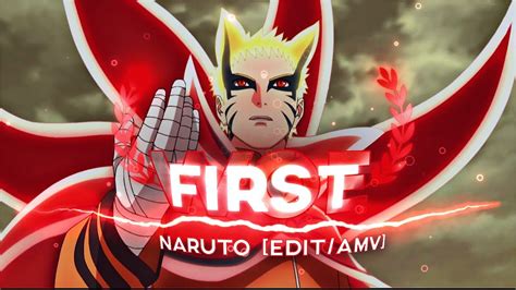 Naruto First Woe 👌 Editamv Free Preset Youtube